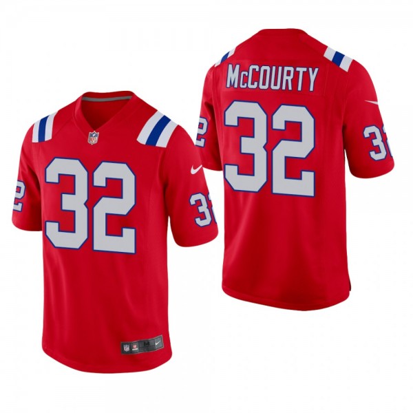 New England Patriots Devin McCourty Red Alternate ...