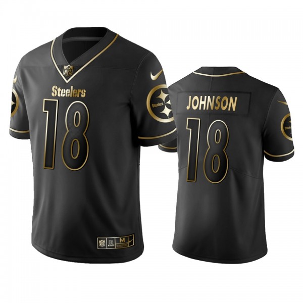 Pittsburgh Steelers Diontae Johnson Black 2019 Vap...