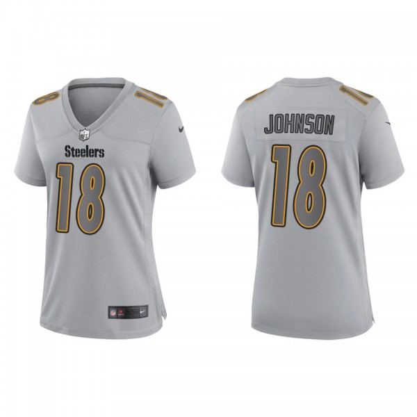 Diontae Johnson Women's Pittsburgh Steelers Gray A...