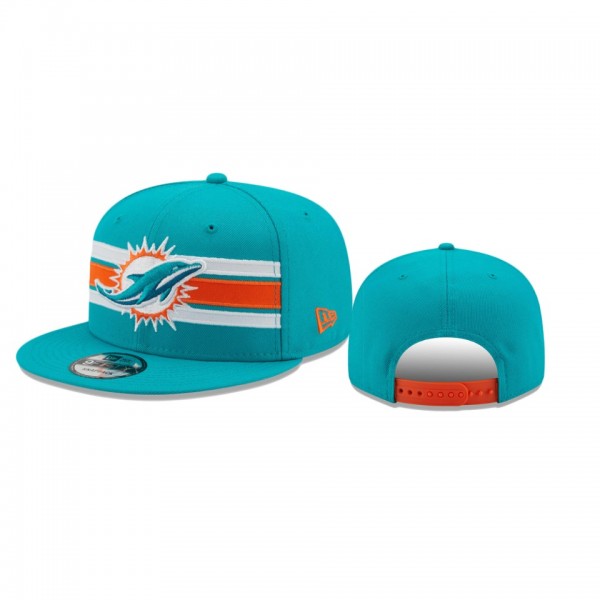 Miami Dolphins Aqua Strike 9FIFTY Snapback Hat