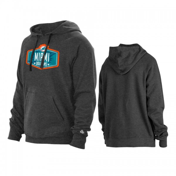 Miami Dolphins Charcoal 2021 NFL Draft Hook Hoodie