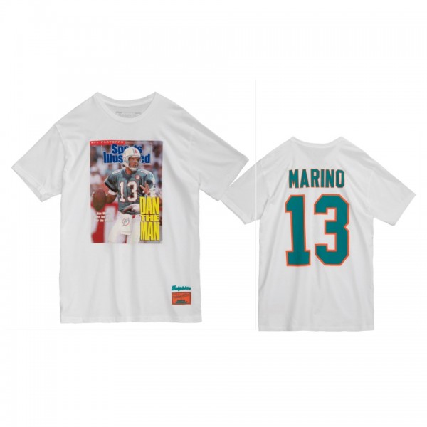 Miami Dolphins Dan Marino White Throwback Player P...