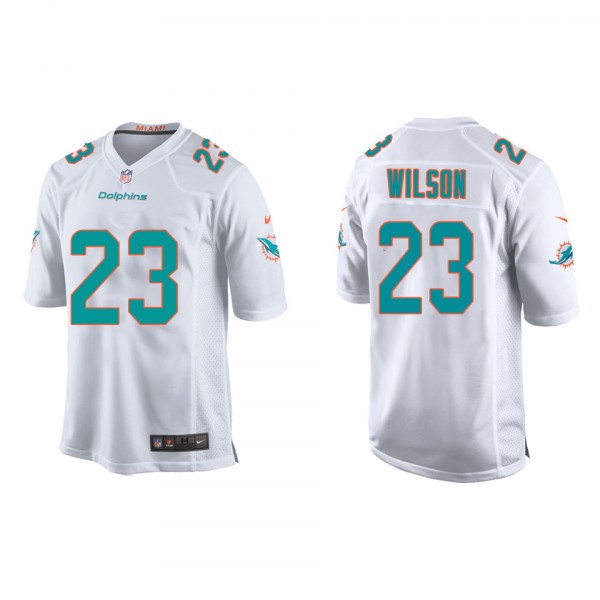 Youth Miami Dolphins Jeff Wilson White Game Jersey