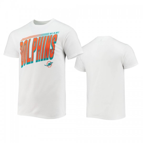Miami Dolphins White Hail Mary T-Shirt