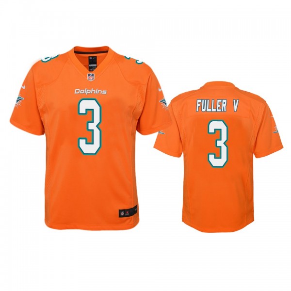 Miami Dolphins Will Fuller V Orange Color Rush Gam...