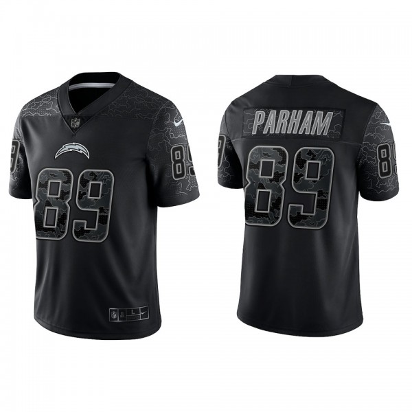 Donald Parham Los Angeles Chargers Black Reflective Limited Jersey