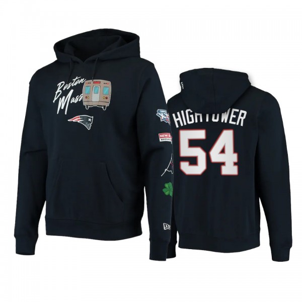 New England Patriots Dont'a Hightower Navy City Transit Hoodie