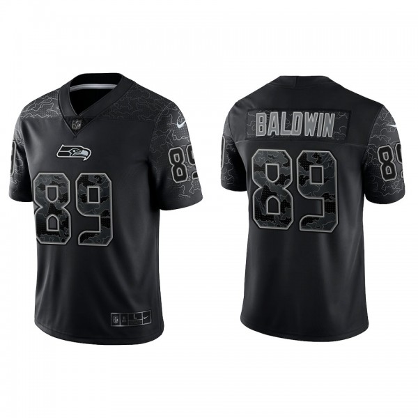 Doug Baldwin Seattle Seahawks Black Reflective Limited Jersey