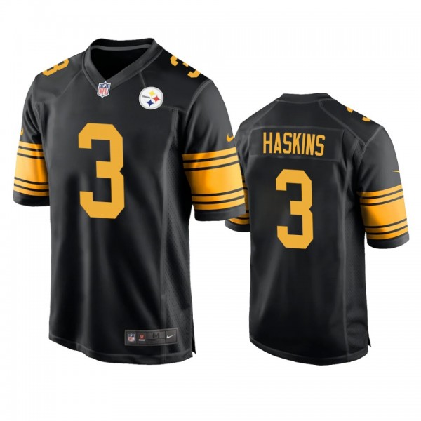 Pittsburgh Steelers Dwayne Haskins Black Alternate...