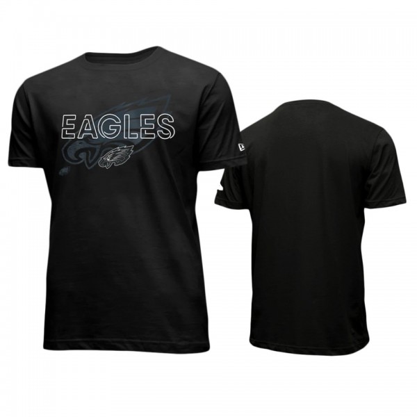 Philadelphia Eagles Black 2020 NFL Draft Cap Hook Up T-Shirt