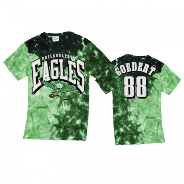 Philadelphia Eagles Dallas Goedert Green Tri Dye V...