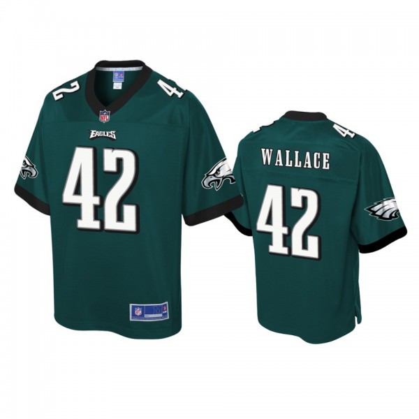 Philadelphia Eagles K'Von Wallace Green Pro Line J...