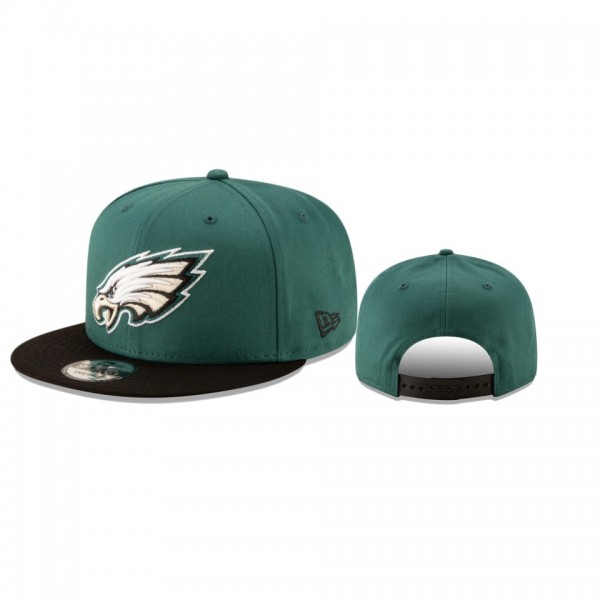 Philadelphia Eagles Midnight Green Black Basic 9FIFTY Adjustable Snapback Hat