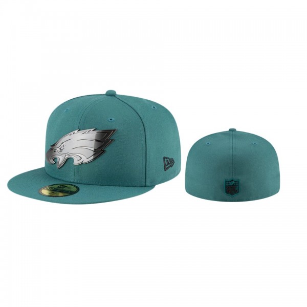 Philadelphia Eagles Midnight Green Brushed 59FIFTY...