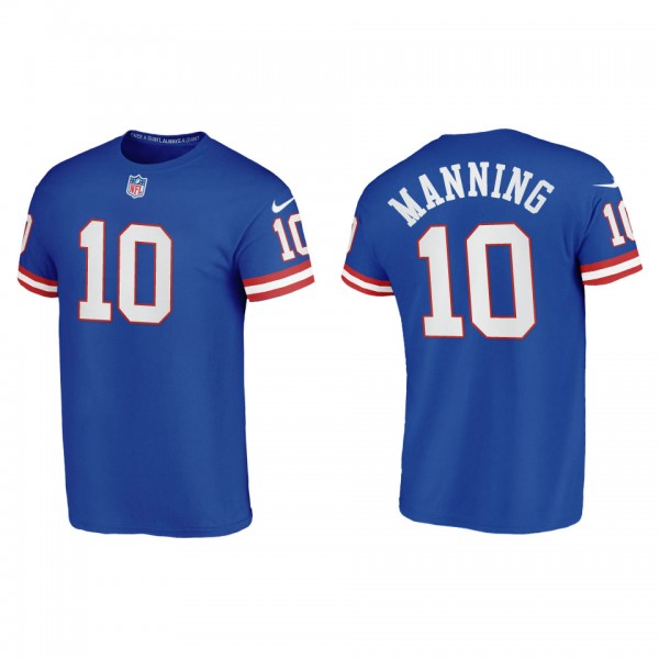 Eli Manning Giants Royal Classic T-Shirt