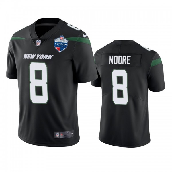 Elijah Moore New York Jets Black Vapor Limited Jer...