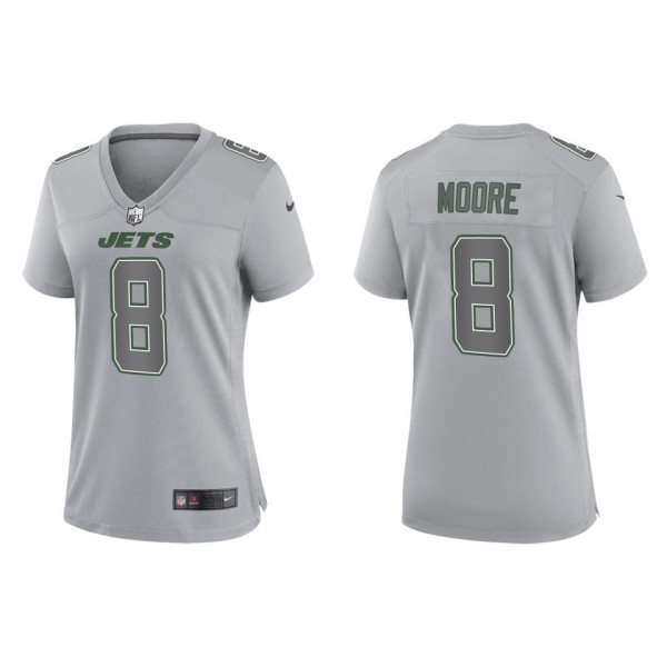 Elijah Moore Women's New York Jets Gray Atmosphere...