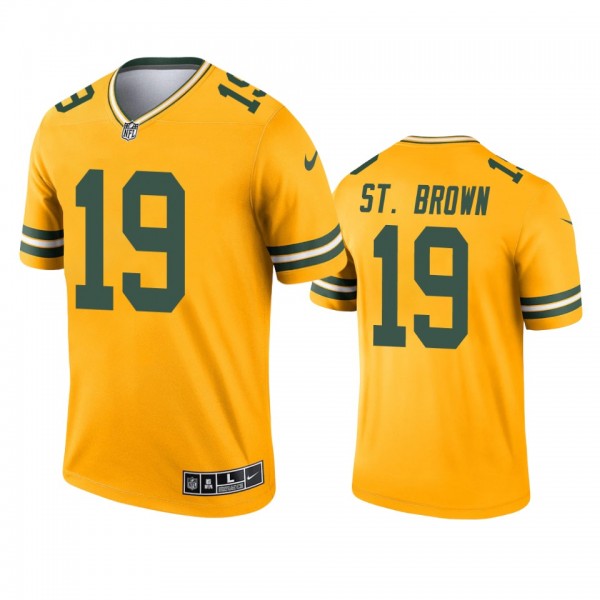 Green Bay Packers Equanimeous St. Brown Gold 2021 ...