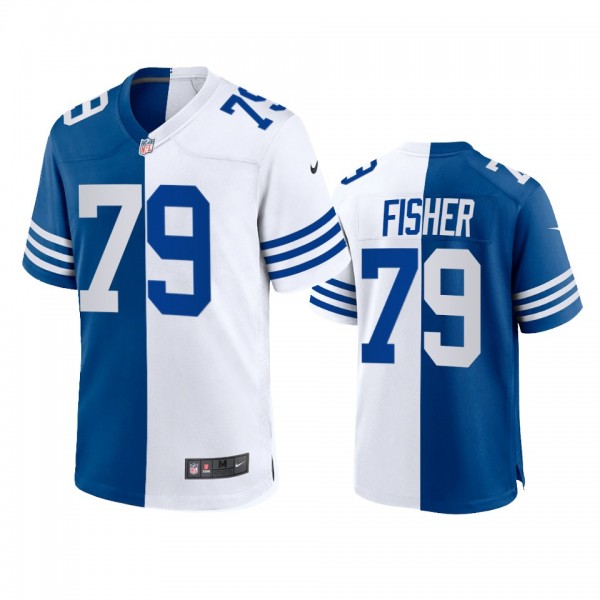 Indianapolis Colts Eric Fisher 2021 Royal White Th...
