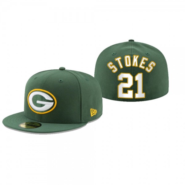 Green Bay Packers Eric Stokes Green Omaha 59FIFTY ...