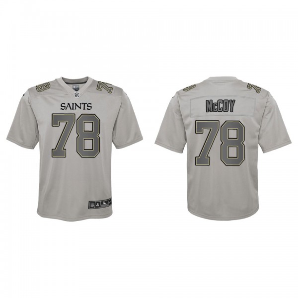 Erik McCoy Youth New Orleans Saints Gray Atmosphere Game Jersey