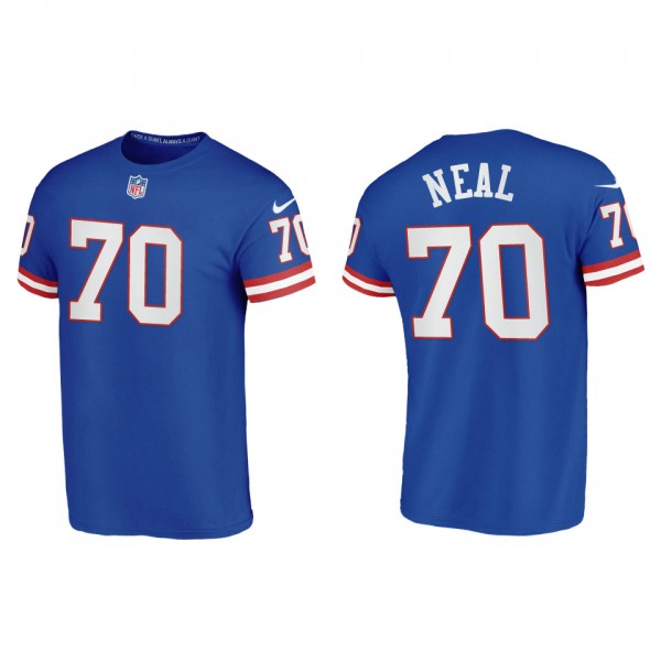Evan Neal Giants Royal Classic T-Shirt