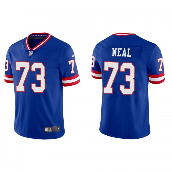 Men's New York Giants Evan Neal Royal Classic Vapo...