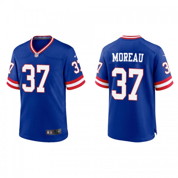 Men's New York Giants Fabian Moreau Royal Classic ...