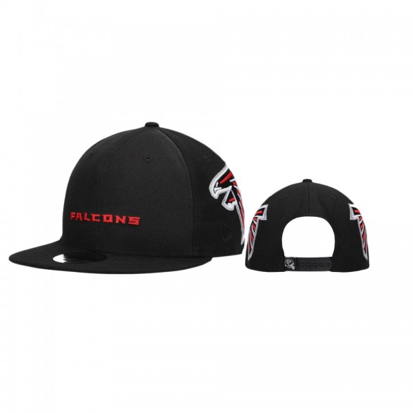 Atlanta Falcons Black Helmet Snapback Hat