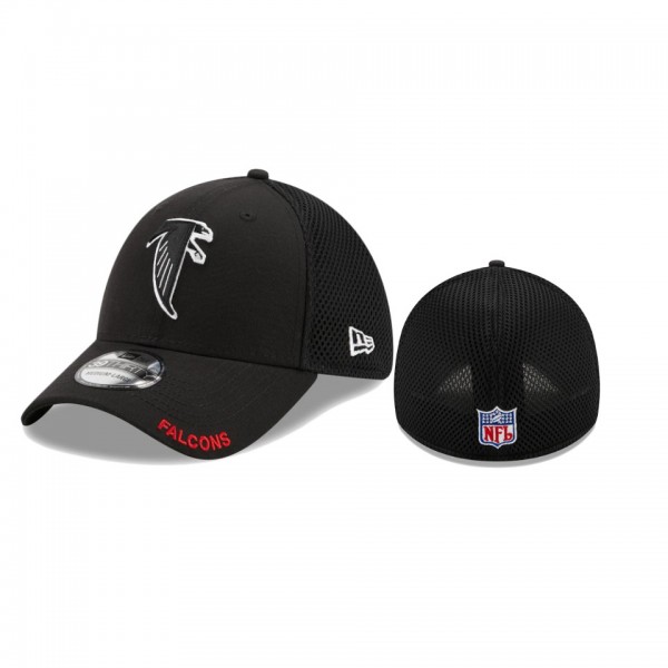 Atlanta Falcons Black Team Neo 39THIRTY Flex Hat