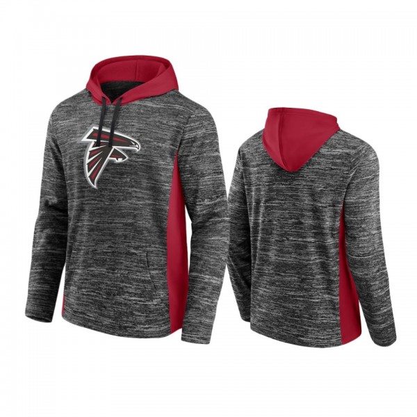 Atlanta Falcons Charcoal Red Instant Replay Pullov...