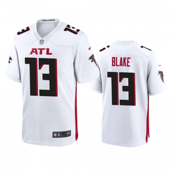 Atlanta Falcons Christian Blake White Game Jersey
