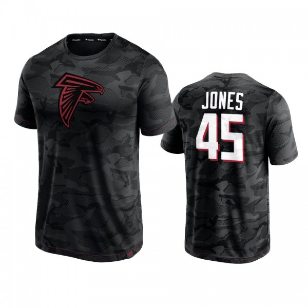 Atlanta Falcons Deion Jones Black Camo Jacquard T-...