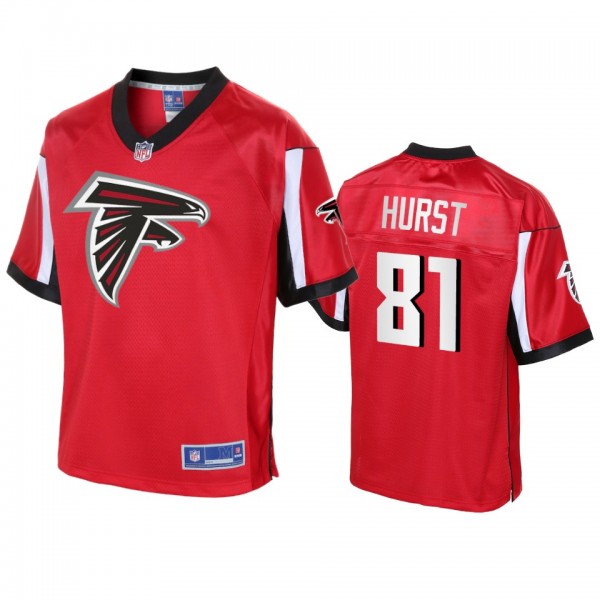 Atlanta Falcons Hayden Hurst Red Icon Jersey - Men...