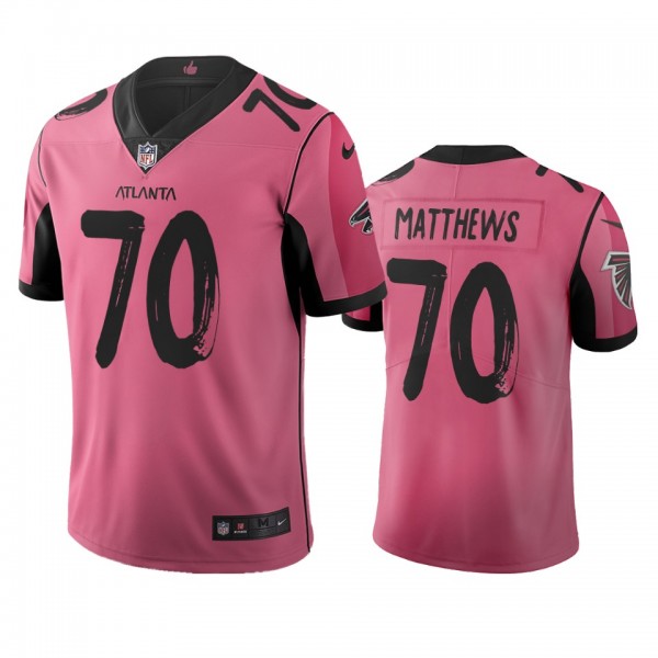 Atlanta Falcons Jake Matthews Pink City Edition Va...