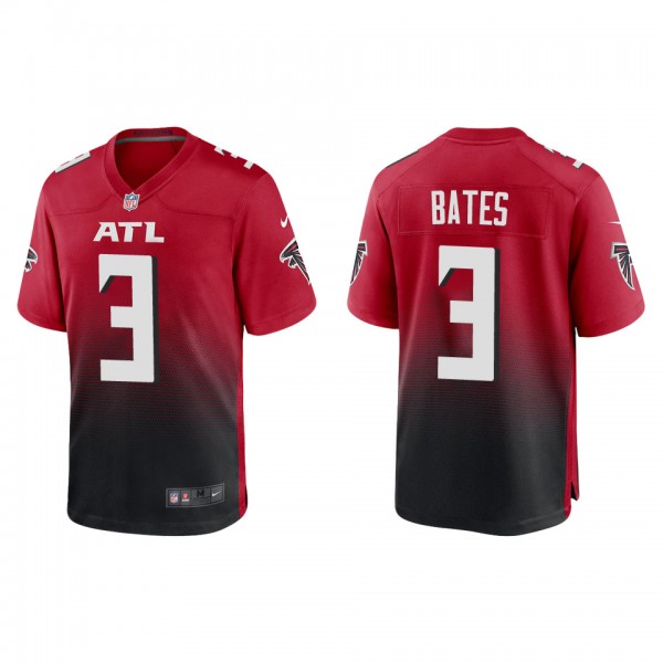 Men's Atlanta Falcons Jessie Bates III Red Game Je...