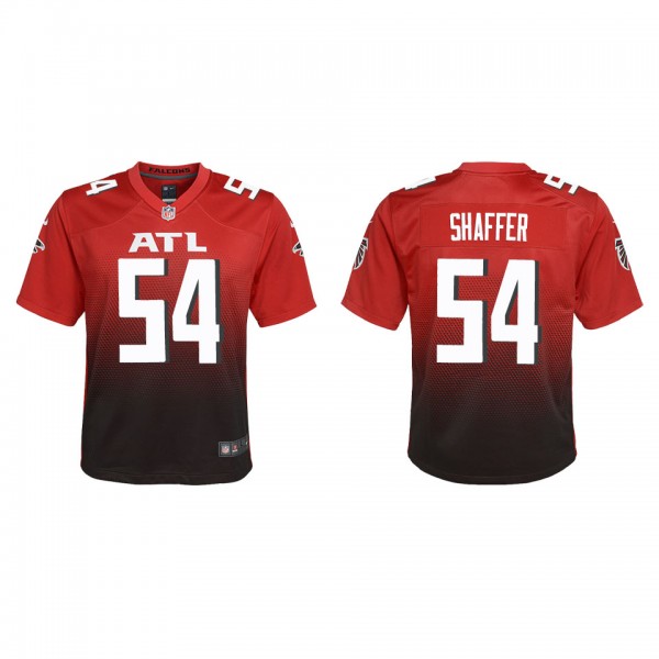 Youth Atlanta Falcons Justin Shaffer Red Alternate...