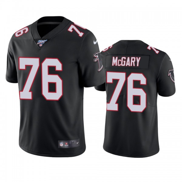 Atlanta Falcons Kaleb McGary Black 100th Season Va...