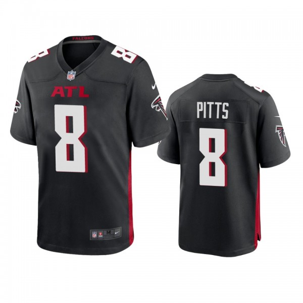Atlanta Falcons Kyle Pitts Black Game Jersey
