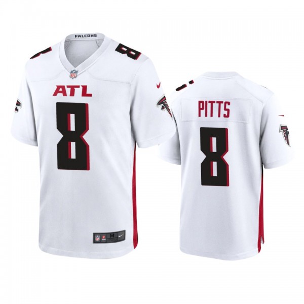 Atlanta Falcons Kyle Pitts White Game Jersey