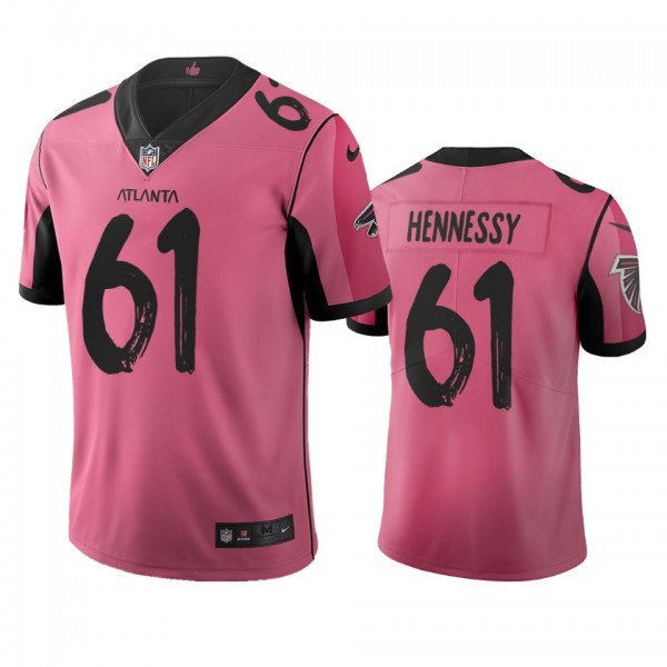 Atlanta Falcons Matt Hennessy Pink City Edition Va...