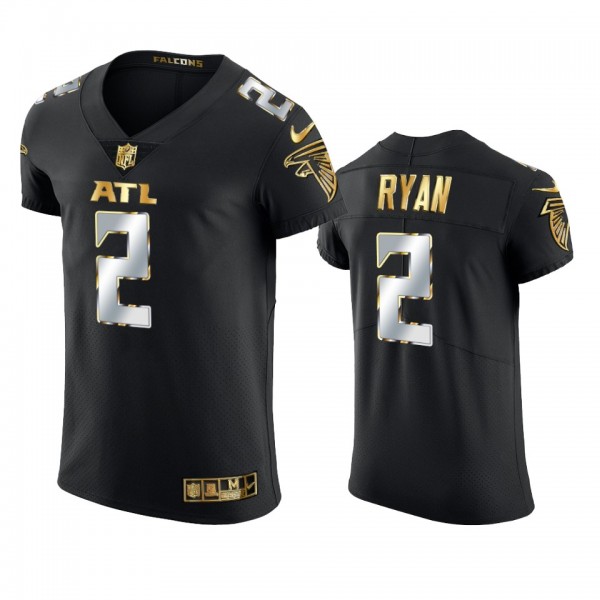 Atlanta Falcons Matt Ryan Black 2020-21 Golden Edi...