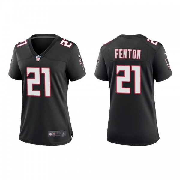 Women's Atlanta Falcons Rashad Fenton Black Throwb...