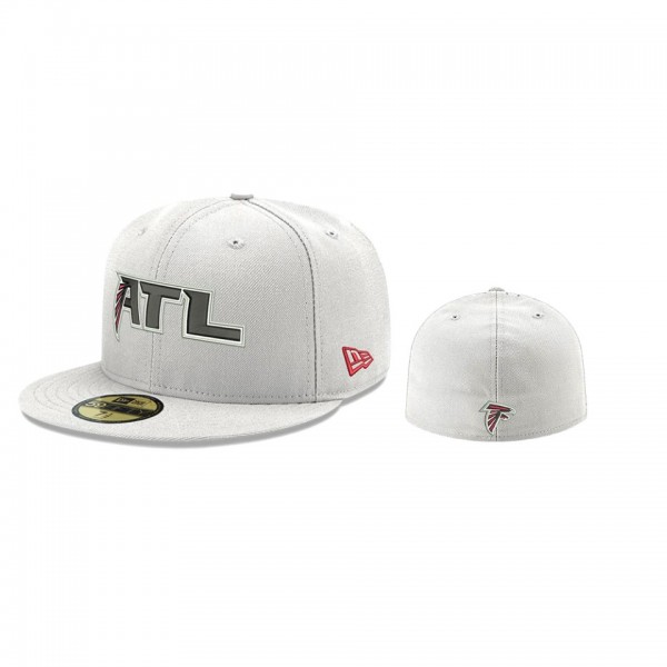 Atlanta Falcons White Omaha ATL 59FIFTY Hat