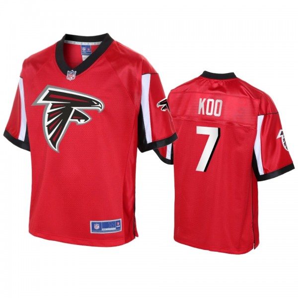 Atlanta Falcons Younghoe Koo Red Icon Jersey - Men...
