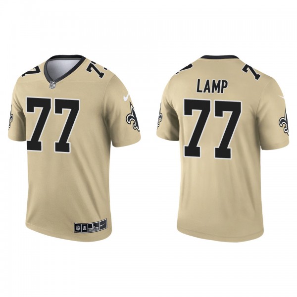 Men's New Orleans Saints Forrest Lamp Gold Inverted Legend Jersey