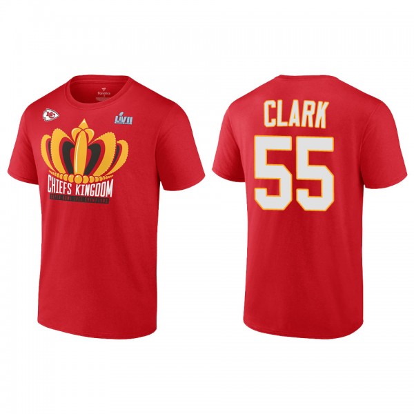 Frank Clark Kansas City Chiefs Red Super Bowl LVII...