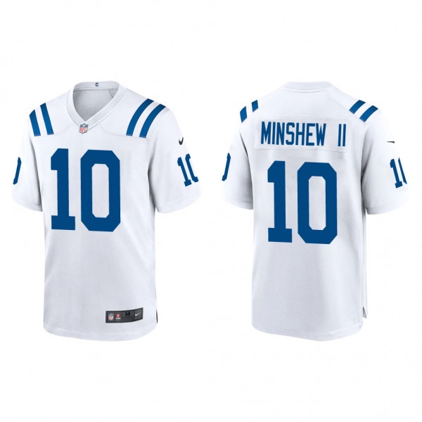 Men's Gardner Minshew II Indianapolis Colts White Game Jersey