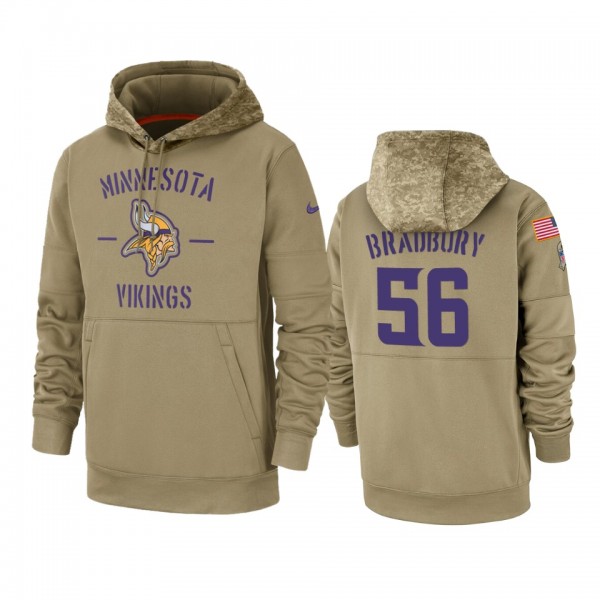 Minnesota Vikings Garrett Bradbury Tan 2019 Salute...