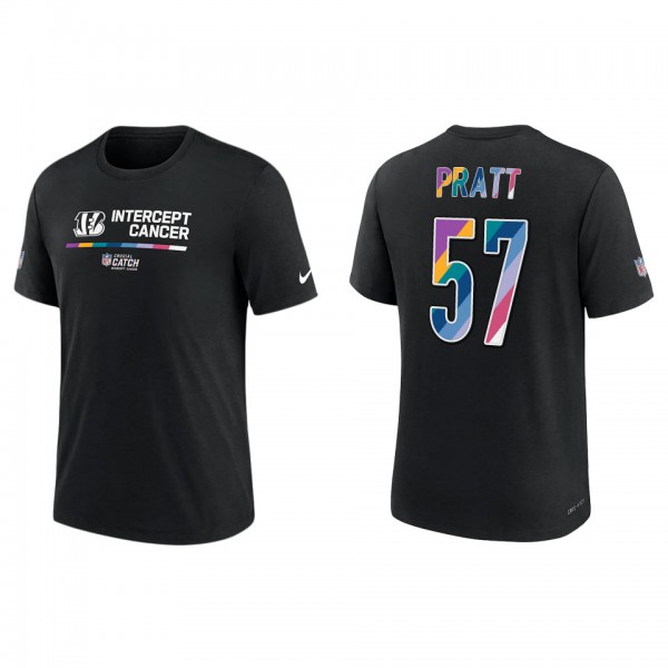Germaine Pratt Cincinnati Bengals Black 2022 NFL Crucial Catch Performance T-Shirt
